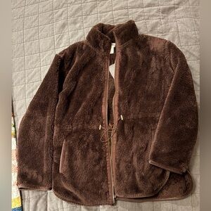 Softies Dream Plush Zip Tunic - Espresso Oprah’s Favorite Thing 2025